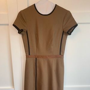 Judith & Charles like new wool tan dress